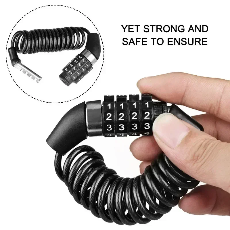 Chain Lock Combination - Cadeado Antifurto para Moto e Bicicleta