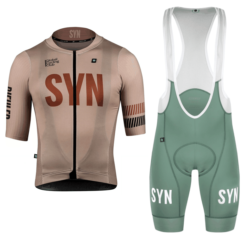 Cycling Community - SYN-Shorts masculinos de ciclismo de manga