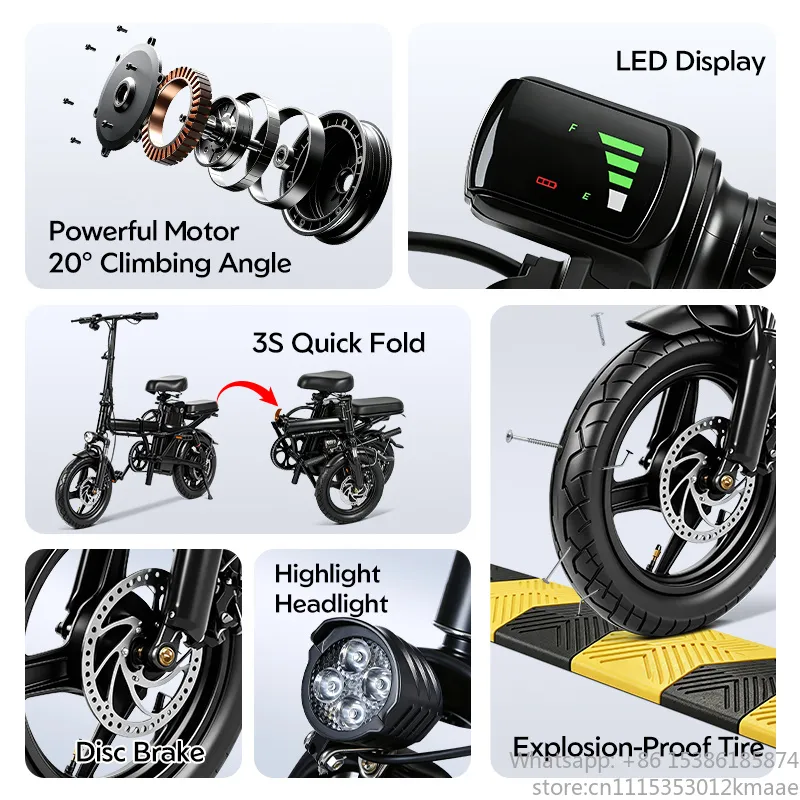 Bicicleta elétrica compacta e  - Commuting With Bike avaliação e preço